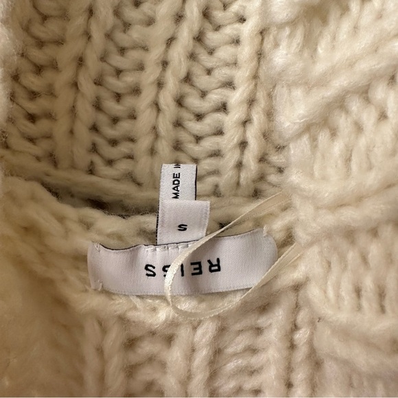Reiss Hettie Chunky  Colorblock Sweater size S - Picture 5 of 6
